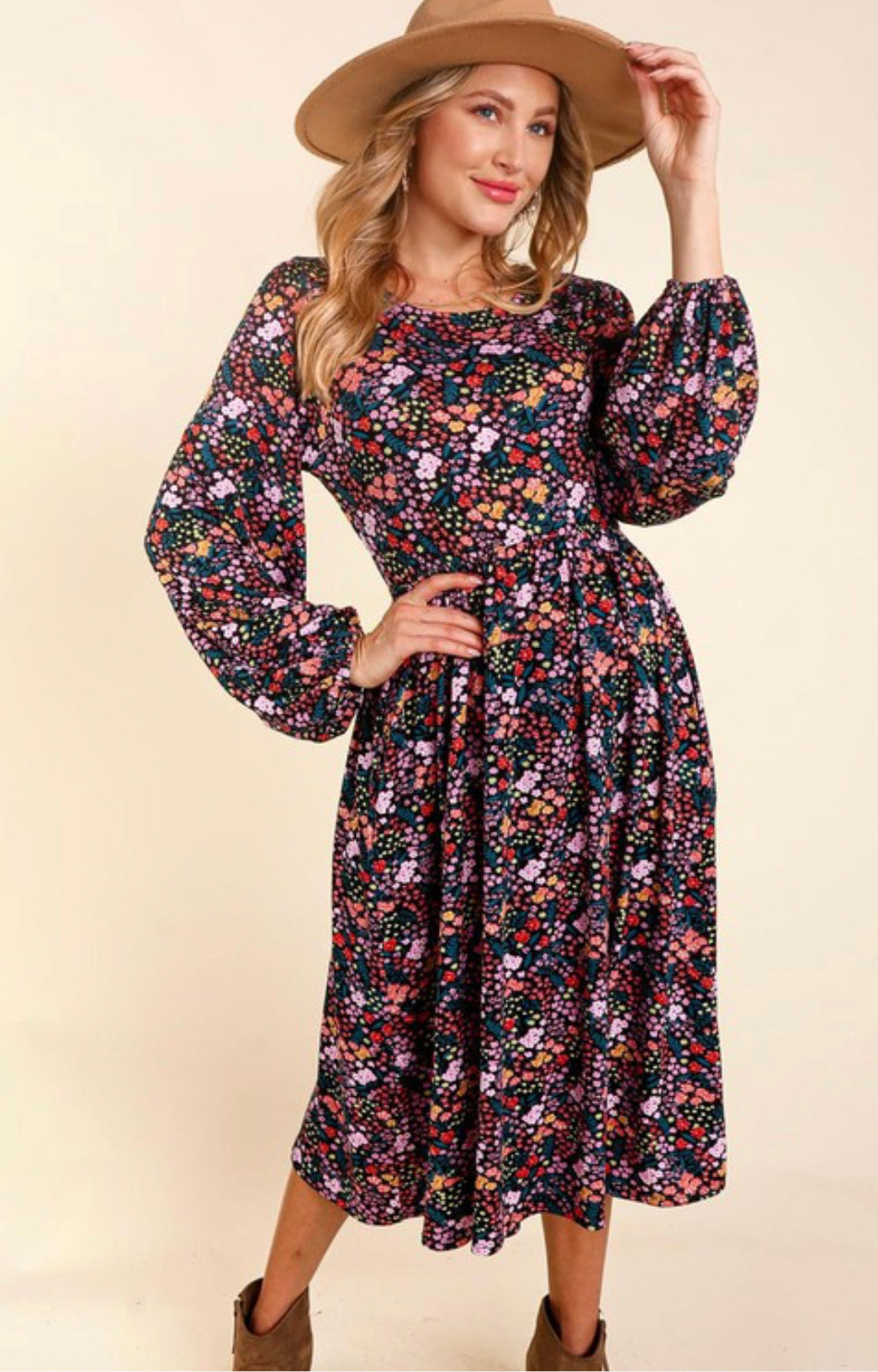 Floral Midi Dress