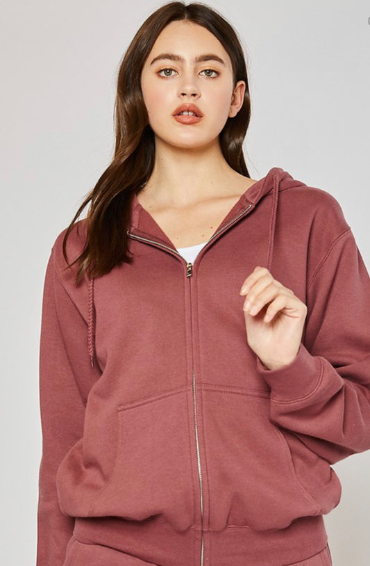 Boyfriend Zip Up