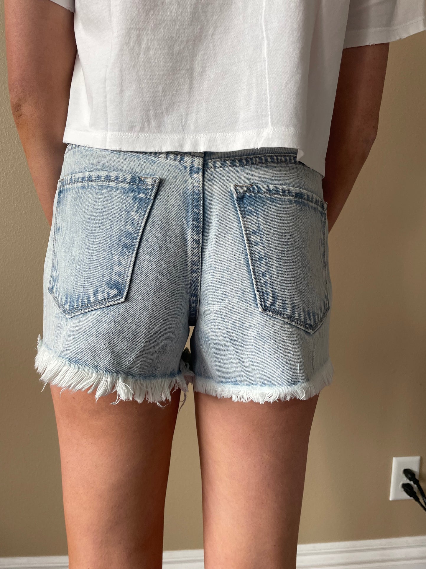 KanCan Ultra High Rise Mom Shorts